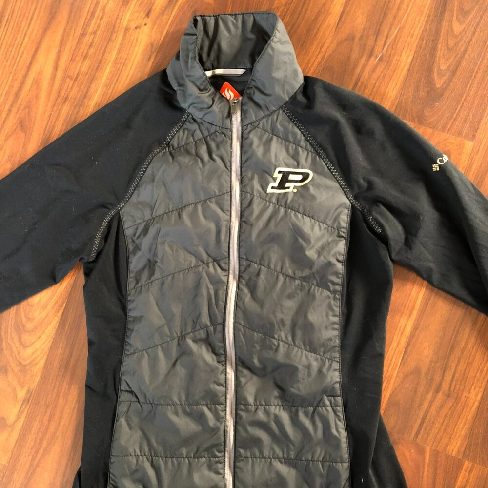 Women's Purdue Columbia Zip Up Jacket size XS